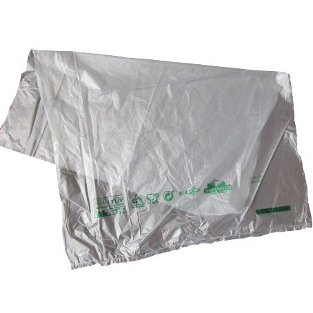 BOLSA compostable BIOPLASTICO TRANSLUCIDA ESTANDAR 30X40+3cm EN BLOCK (500ud)