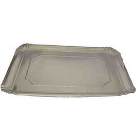 BANDEJA CARTON RECTANGULAR PLATA Nº11 360X280mm PARA PASTELERIA