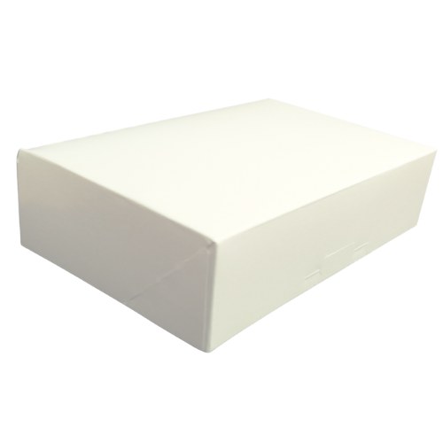 CAJA CARTON FOLDING BLANCA 250gr 1/4 175X115X47mm PARA PASTAS