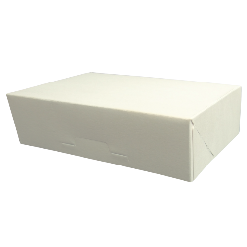 CAJA CARTON FOLDING BLANCA 500gr 1/2 182x135x54mm PARA PASTAS