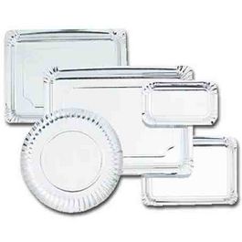 BANDEJA CARTON RECTANGULAR PLATA Nº11 360X280mm PARA PASTELERIA